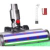 ダイソンV6 Fluffy 交換用ソフトローラークリーナーヘッド LED搭載互換品